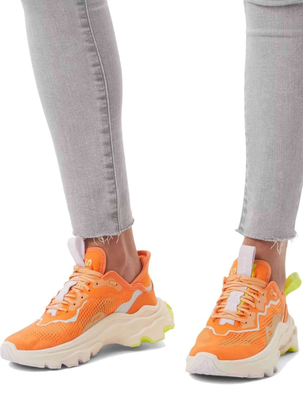 SOREL Kinetic Breakthru Orange Sneakers Shoes 10.5